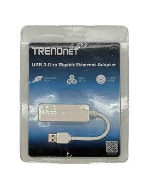 TRENDnet TU3-ETG USB 3.0 to Gigabit Ethernet Adapter White New