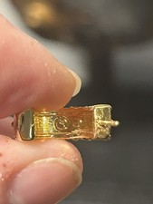 New Swarovski Clear Pace Yellow Gold Plated Dangle Half Hoop Stud Earrings