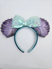 Tokyo Disney Resort Ariel Little Mermaid Mickey Mouse Ears Headband Japan