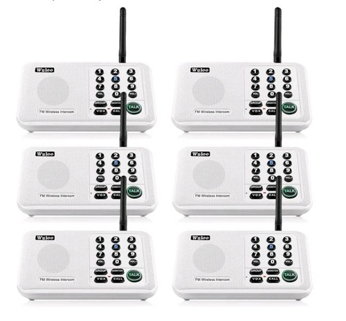 Wuloo Intercoms Wireless for Home 5280 Feet Range 10 Channel 3 Code, Wireless - Picture 1 of 7