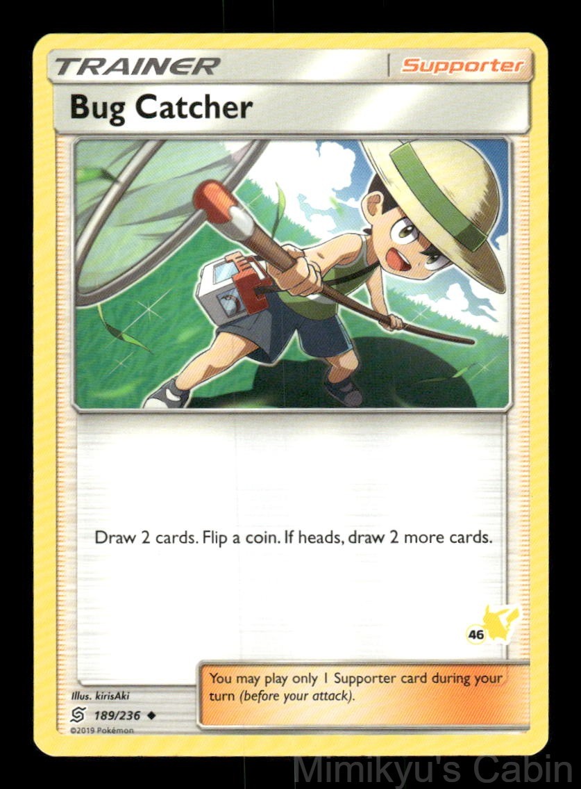 BUG CATCHER 189/236 UNCOMMON UNIFIED MINDS POKEMON NM/M