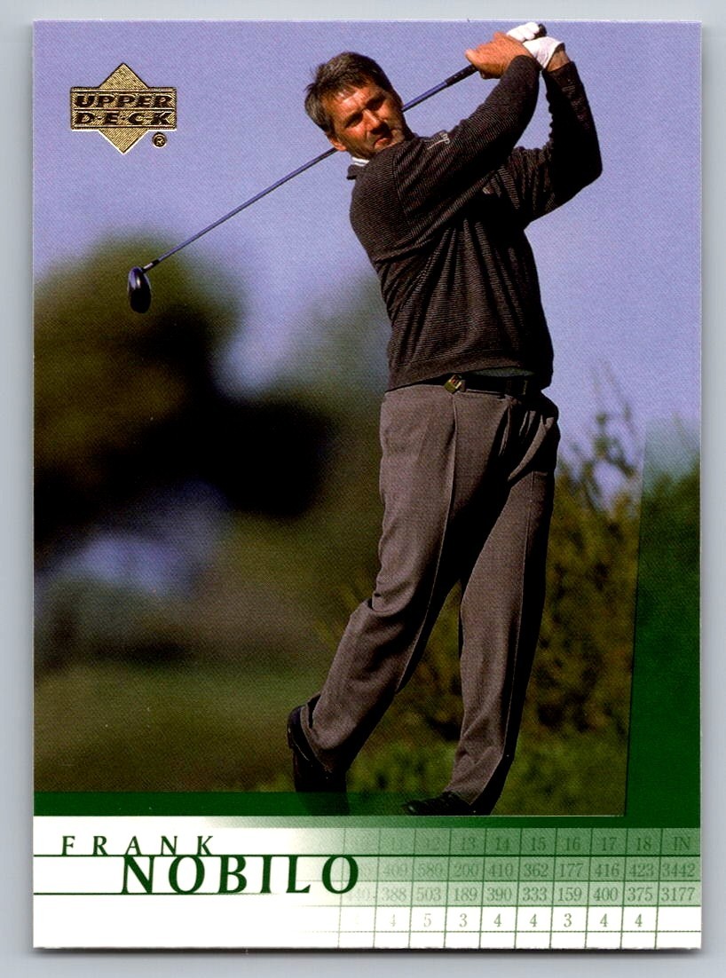 2001 UPPER DECK GOLF CARD #36 FRANK NOBILO