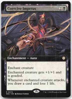 Coercive Impetus R Comm6.06ander: Secrets of Strixhaven 24 NM