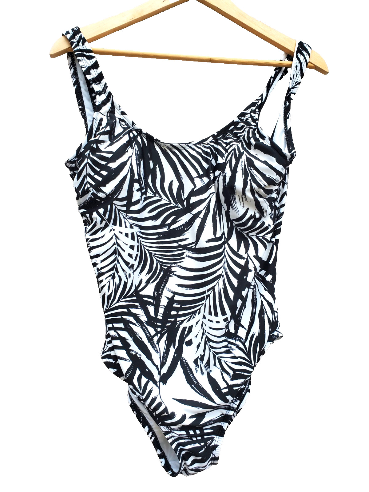 Ocean Pacific Women's One Piece Swimsuit Black/White. Size Large