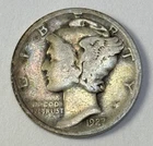 1927 D Mercury Dime 10¢ (90% Silver)