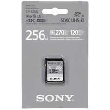 Sony SDXC E series 256GB UHS-II Class 10 U3 V60 SD Karte