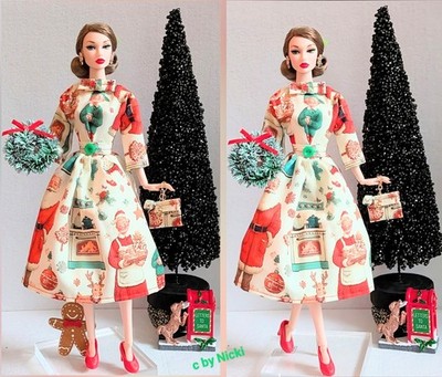 Fashion Set 5 Teilig für Poppy Parker Fashion Royalty Barbie Size Dolls Sammler