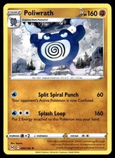 Poliwrath 085/196 Rare Lost Origin Pokemon Near Mint