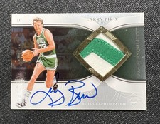 2006-07 Exquisite LARRY BIRD Auto 2 Color Patch Card #d 100 CELTICS HOF 69/100
