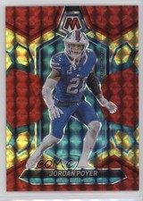 2024 Panini Mosaic Choice Fusion Red & Yellow Prizm 20/80 Jordan Poyer #139 16wc