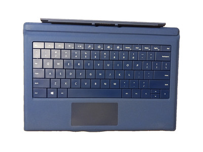 Microsoft Model 1644 Type Cover für Surface Pro 3 Blau US Tastatur, Ersatzteile/Reparatur