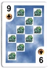 Vintage 1999 Bicycle Pokemon Poker Card - Bulbasaur - 9 of Clubs