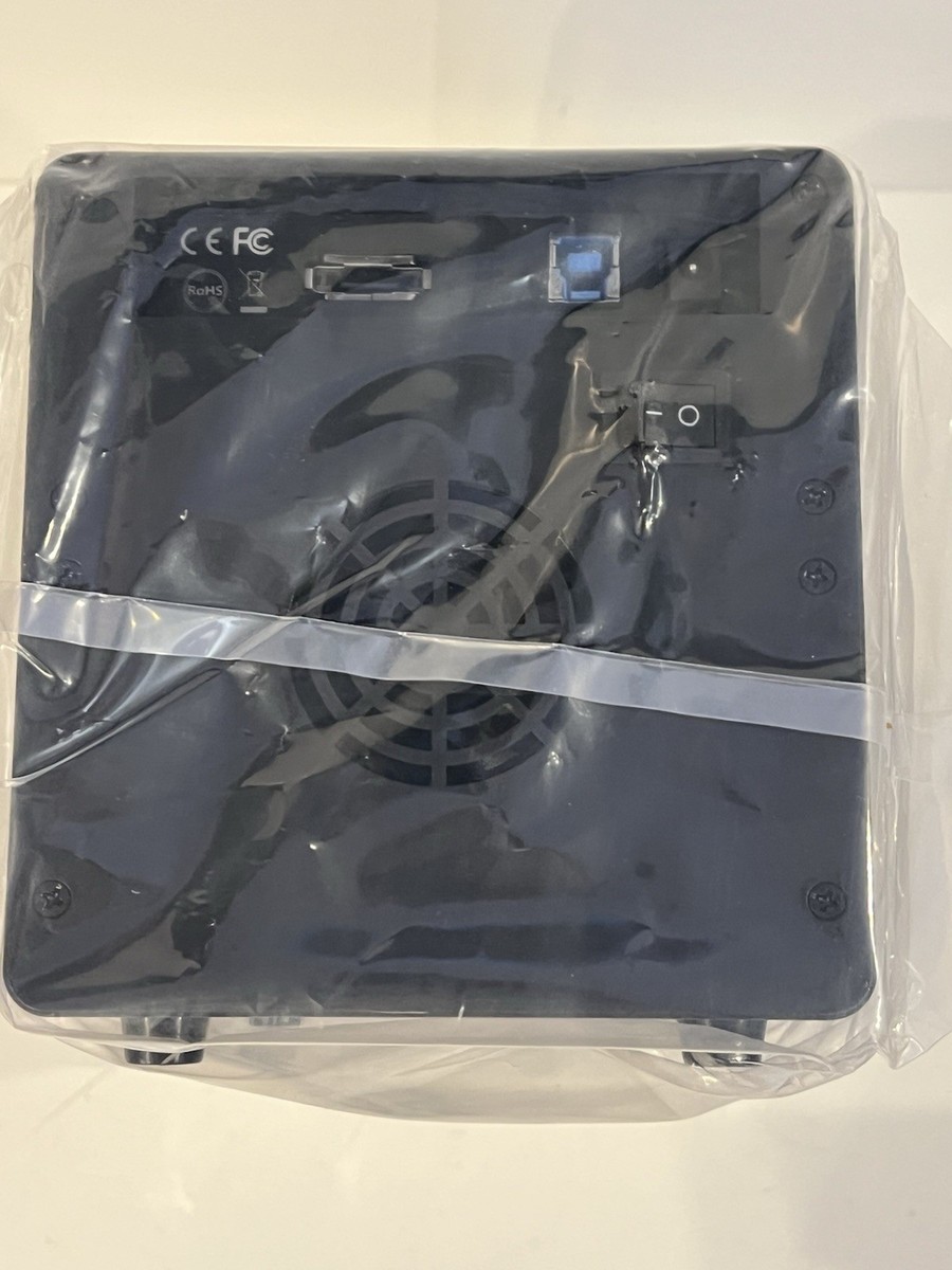 Cenmate 4 Bay DAS Hard Drive Enclosure Cooling 2.5/3.5 SATA HDD
