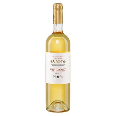 Samos Vin Doux P.D.O. weiß 0,75l UWC | Edler Likörwein von der Insel Samos