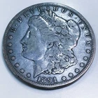 1891-CC Morgan Silver Dollar Beautiful High Grade Coin Rare Date