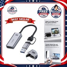 Hagibis USB 3.0 HDMI Video Capture Card 1080p 60fps 100W PD UHC07P