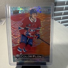2024-25 Allure Color Flow Cole Caufield Red Orange Spectrum /150