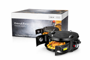 Dosofen/Firin davul 1100 Watt elektrisch – Mini Ofen mit Temperaturregler