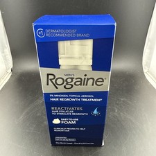 Rogaine Men's 5 Minoxidil Hair Regrowth Foam 1 Month Supply 2.11oz Exp 08/26