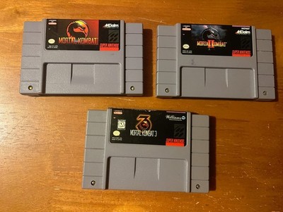 Mortal Kombat Trilogy for SUPER NINTENDO -- MORTAL KOMBAT 1 2 3 for SNES