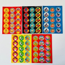 TREND Scratch n Sniff Scented Sticker LOT Blueberry Popcorn Honey Strawberry NEW