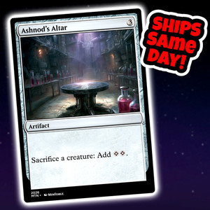 are foil mtg cards worth more Ashnod's Altar [368] [Commander Masters] [Foil] – Face to Face Games main image 1