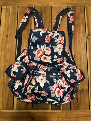 LeSportsac Classic Voyager Backpack in Navy Rose