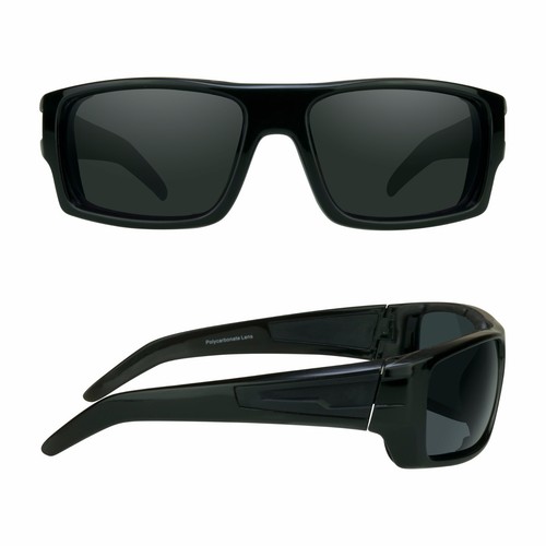 Gafas de sol para motociclista gafas de espuma rectangular cojín amarillo claro lente oscura - Imagen 12 de 17