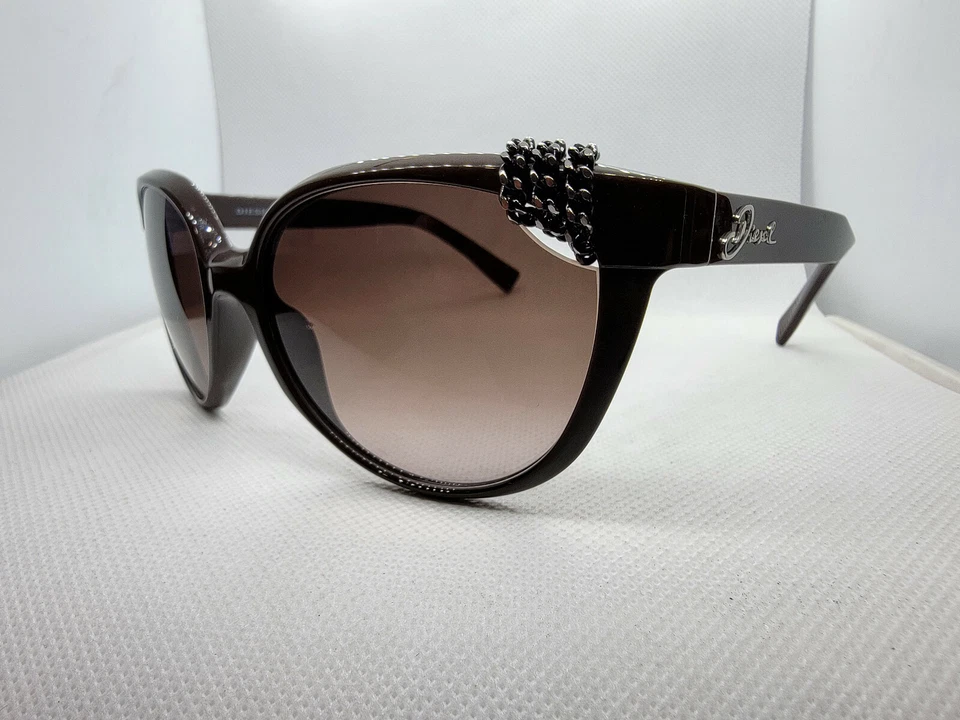 Gafas de sol DIESEL DS 0208 77NK8 marco marrón lentes degradadas 56-17-130 RARAS Foto 2 de 4
