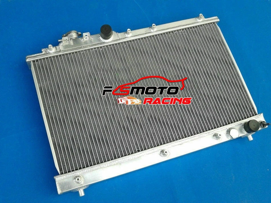 Radiador de aluminio + ventiladores para Toyota Celica ST205 GT4 MT 1994-1999 95 96 1997 1998 Foto 3 de 4