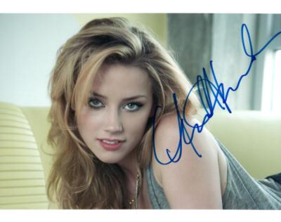 Amber Heard Autographed 8x10 Photo signed Picture + COA | eBay