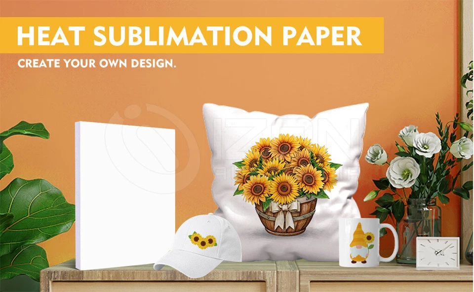 5-100×sheets A3/A4 Heat Sublimation Transfer Paper For Light India Modal T-shirt - image 2 of 4