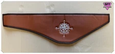RENAULT T RANGE DASHBOARD INSERT  MAT WITH CUSTOM EMBROIDERY BROWN