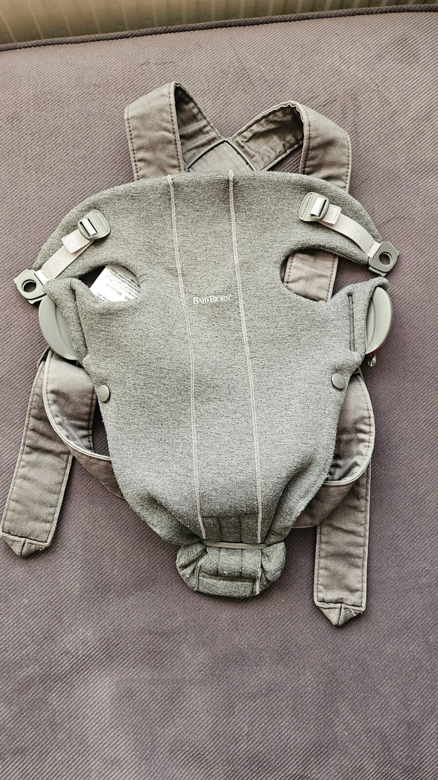 BabyBjörn 3D Jersey Baby Carrier Mini - Dark Grey