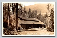 RPPC Buffalo Bill Lodge Pahaska Tepee Wyoming Real Photo P161A