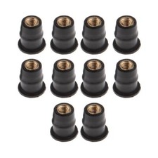 Rubber Well Nuts M5 Screen Nuts 10pc for Triumph Daytona 955i  1999-2005
