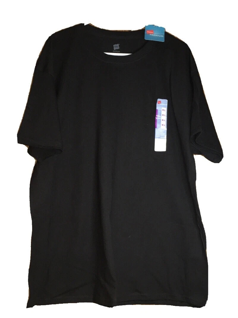 Hanes Size XL Black Shirts for Men