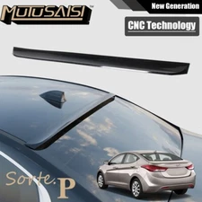 Fit Hyundai Elantra 11-13 Sedan Rear Roof Spoiler Wing Lower Kick Ducktail Style