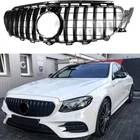 Gloss Black Replacemen Front Grille Plastic GT Fits 17-23 W213 C238 E63 E400