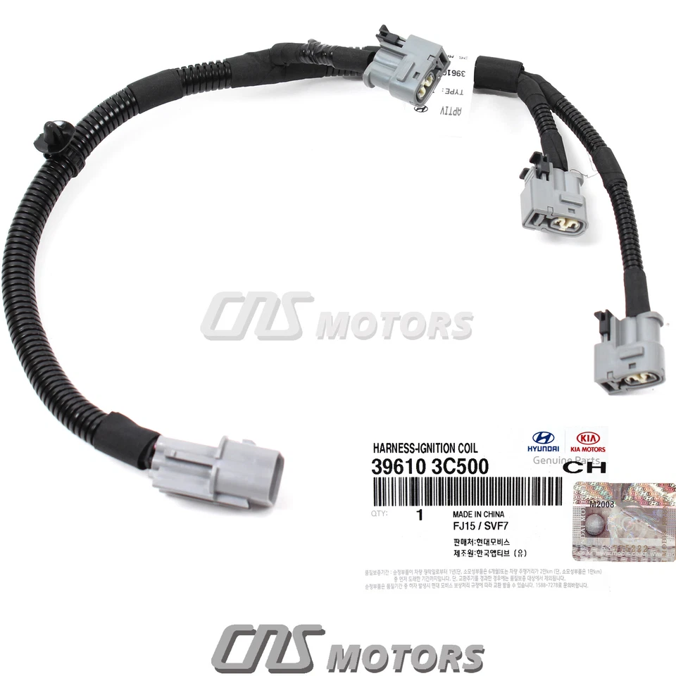 OEM Ignition Coil Harness for 09-19 Azera Genesis & Coupe Santa Fe V6 396103C500 Foto 2 de 4