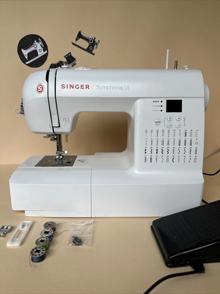 Nähmaschine Singer Symphonie 7140 Computergesteuert Top ✅ - Bild 2 von 4