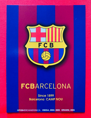 2004-05 Panini SEGA WCCF European Clubs Barcelona complete team