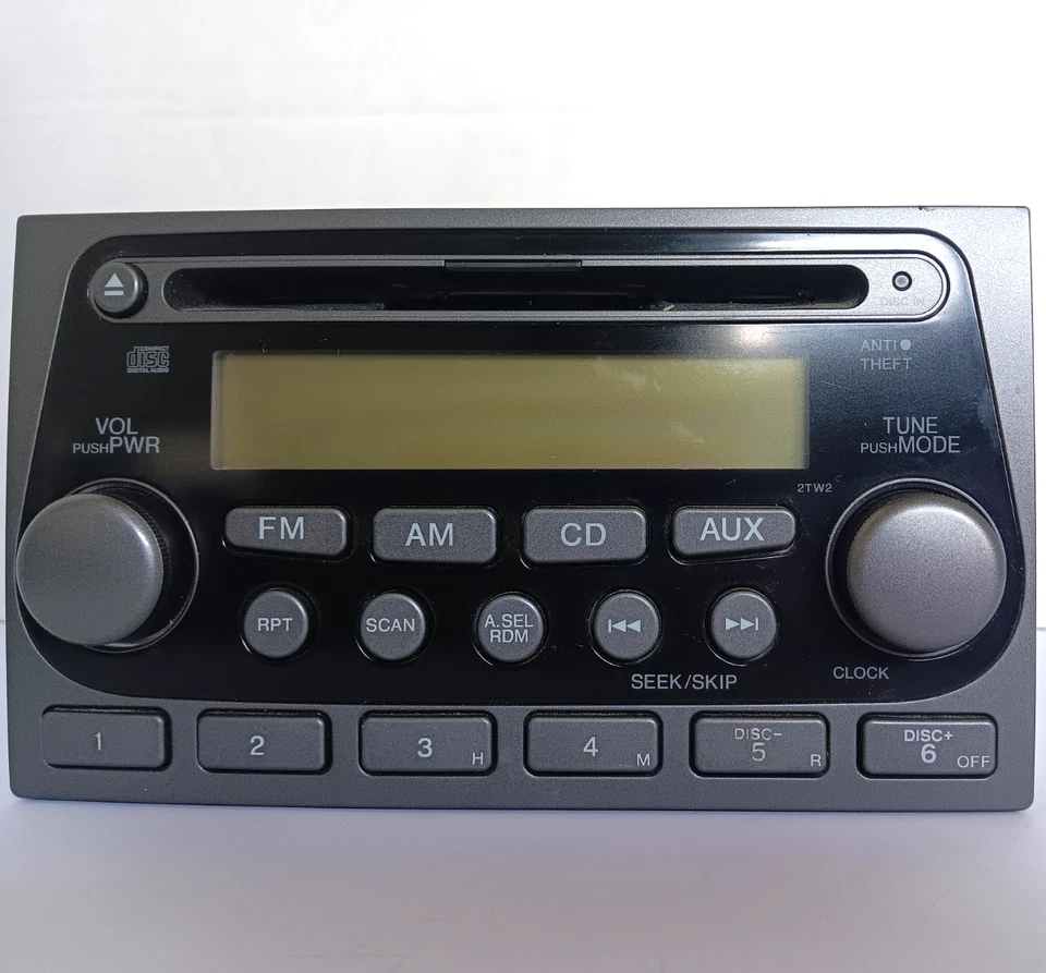 Honda Element 2004 OEM receptor de radio CD # MF823A0 39101-SCV-A030-M1 Foto 3 de 4