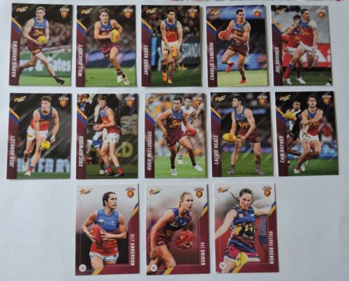 2024 Select AFL/AFLW Footy Stars Brisbane Lions 13 Card Base Set - Picture 1 of 1