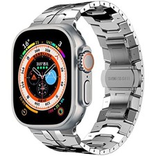 Titanium Metal Band For Apple Watch Ultra 3 2 49mm iWatch 11/10/9/8/7/6/SE 45/46