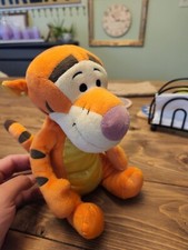 Ty Sparkle Tigger Walt Disney Winnie the Pooh Gold Shiny Bean Bag Plush 2013