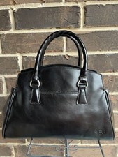 269 NWT Patricia Nash Marianna Satchel Black Vintage Distressed Leather