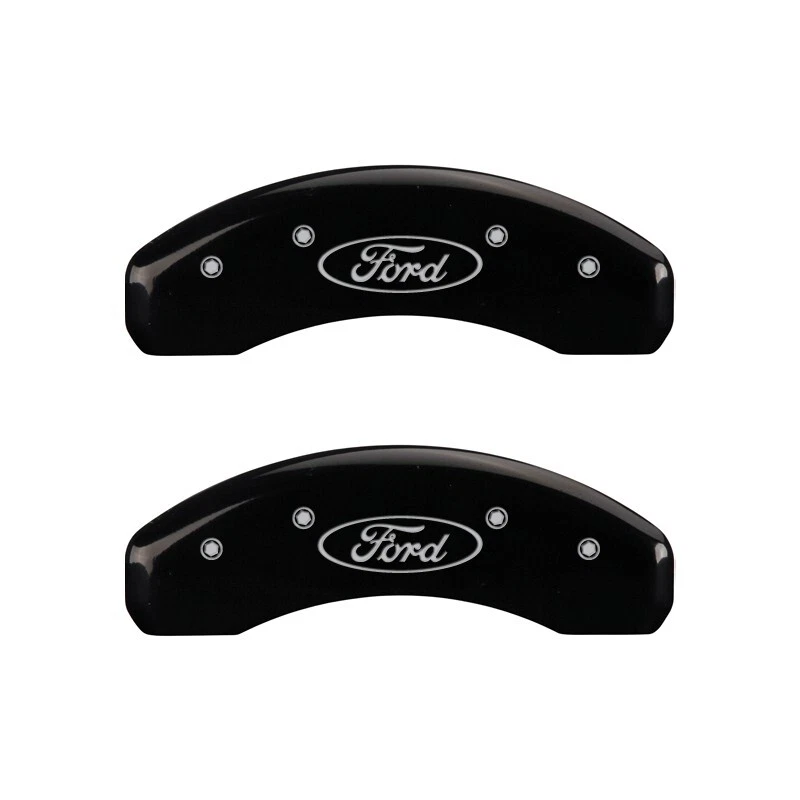 2003-2006 "Ford" Expedition Front + Rear Black MGP Brake Disc Caliper Covers - Image 3 of 4