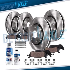 4WD 12.01 inch Front Rear Disc Brake Rotors and Pads for 2010 2011 Ford Ranger