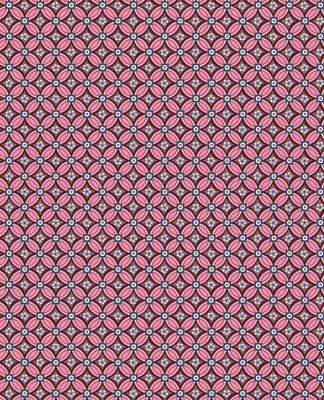 Eijffinger Tapete 341023 Pip Studio 3 rot blau Ornament Vlies Vliestapete